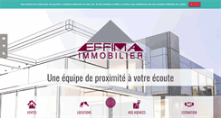 Desktop Screenshot of effima-immobilier.com