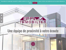 Tablet Screenshot of effima-immobilier.com